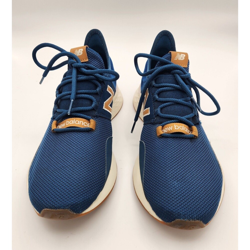 New Balance Fresh Foam Roav V1 Athletic Shoes Sneakers Blue/Tan Mens size 12 - Picture 2 of 10